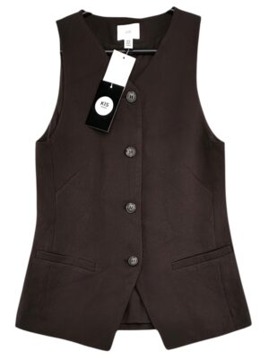 H&M Kamizelka Damska Brązowa XS