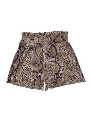 PRETTYLITTLETHING Spodenki Damskie Brązowe S