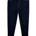 F&F Jeansy Damskie Granatowe XXL - zdjęcie 1