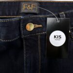 F&F Jeansy Damskie Granatowe XXL - zdjęcie 3