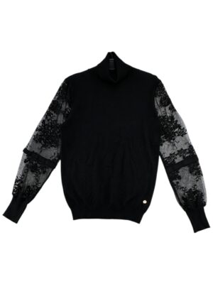 RANT&RAVE Sweter Damski Czarny L