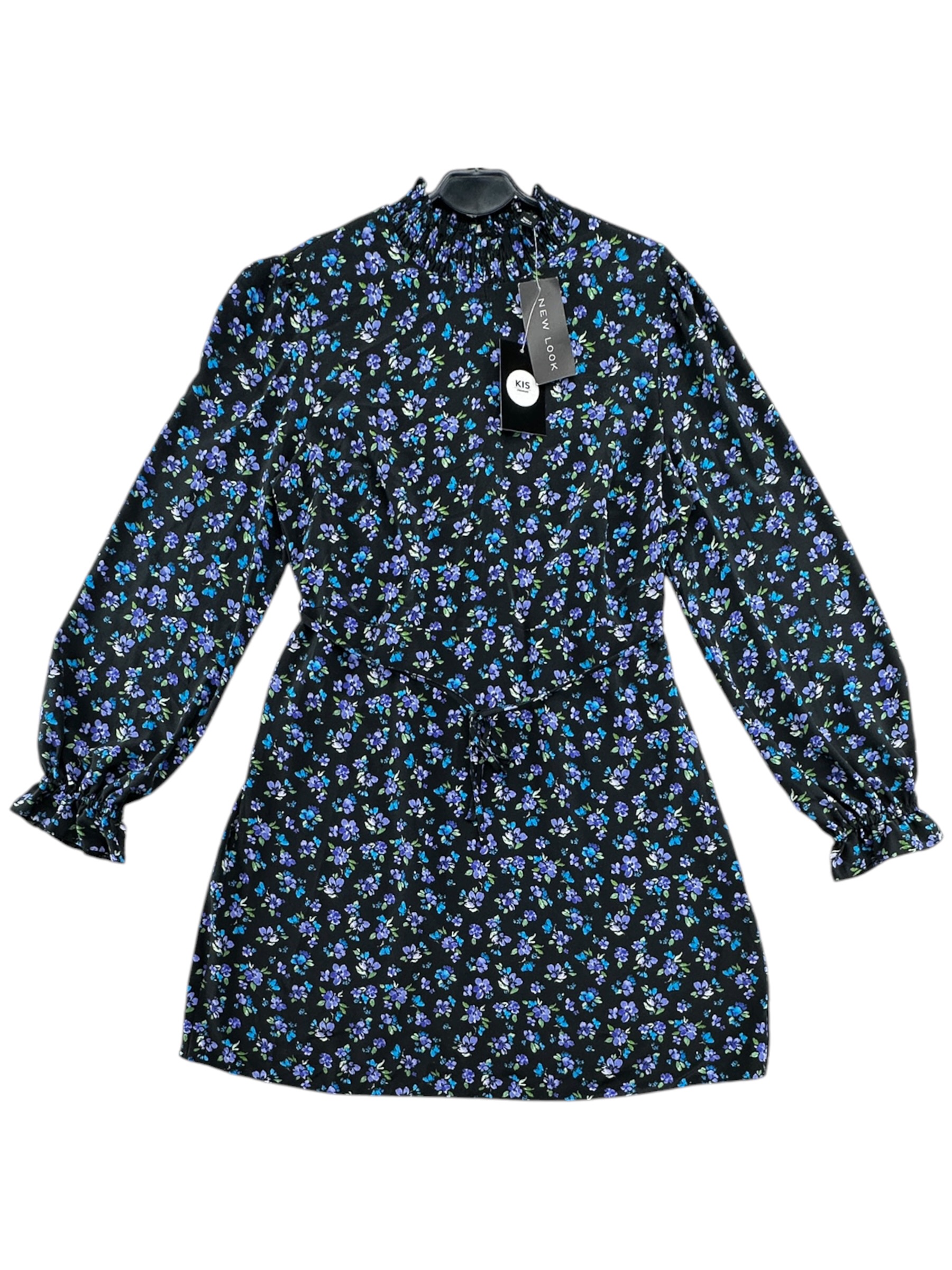NEW LOOK Sukienka Damska Czarna Kwiaty XL