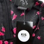 AX PARIS Sukienka Damska Czarna Kwiatowa XL - zdjęcie 3