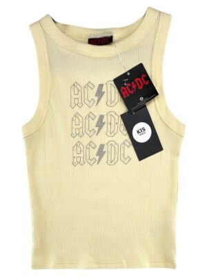 AC DC F&F Top Dziecięcy Żółty 146