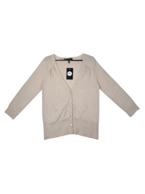 WHITE HOUSE BLACK MARKET Sweter Damski Beżowy L