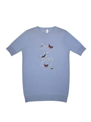 Sweter Damski Niebieski L