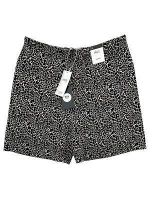 M&S Spodenki Damskie Czarnobiałe L