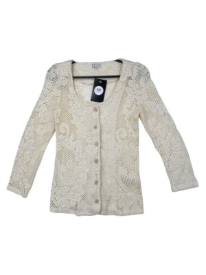 REISS Sweter Damski Kremowy XS