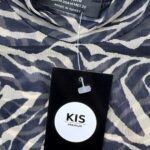 BERSHKA Body Damskie Czarny Zebra M - zdjęcie 3