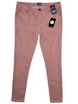 JEANS Spodnie Damskie Różowe Skinny XXL