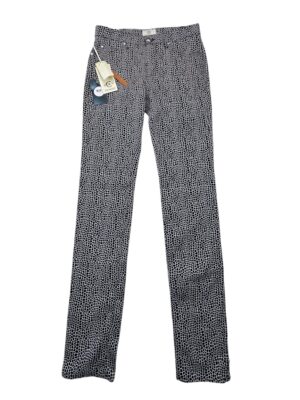 CERRUTI 1881 Spodnie Damskie Czarno-Białe M