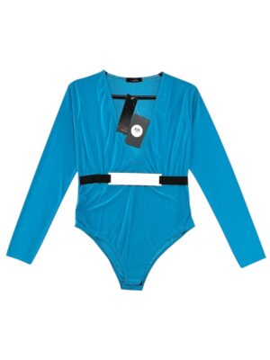 JUST WEAR Body Damskie Niebieskie M/L