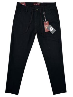 OVS CHINOS PREMIUM Spodnie Męskie Czarne M (46)