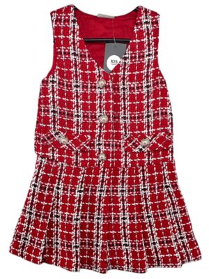 I LOVE GIRLSWEAR Sukienka Dziecięca Czerwona 122