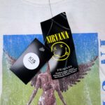 PRIMARK NIRVANA Koszulka Męska Biała XL - zdjęcie 3