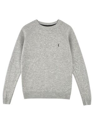 NEXT PREMIUM Sweter Męski Szary S Wełna