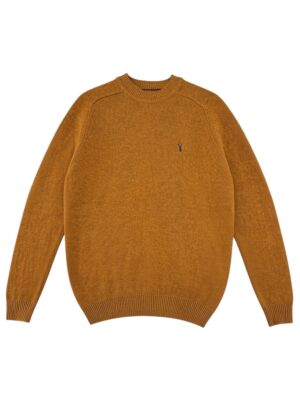 NEXT SIGNATURE Sweter Męski Żółty M Wełna