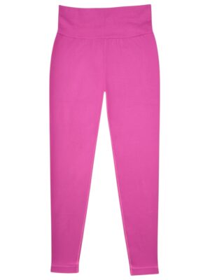 PRETTYLITTLETHING Legginsy Damskie Różowe S