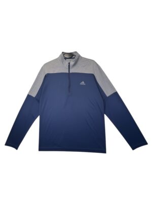 ADIDAS Bluza Męska Granatowo-Szara M