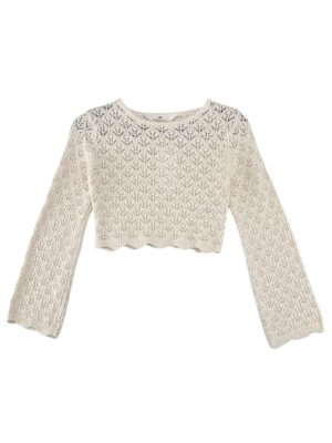 H&M Sweter Dziecięcy Beżowy 140