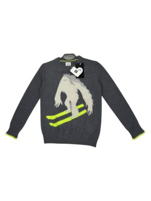 GAP KIDS Sweter Dziecięcy Szary 114-132