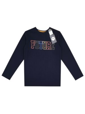 PRIMARK Bluzka Dziecięca Granatowa Future 146