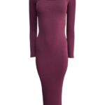 PRETTYLITTLETHING Sukienka Damska Bordowa S - zdjęcie 1