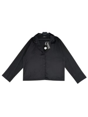 BOOHOO Piżama Damska Czarna 3XL