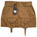 PRETTYLITTLETHING Spódnica Damska Brązowa M - zdjęcie 1