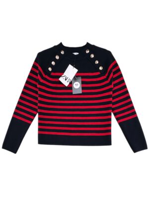 ZARA Sweter Damski Granatowy S