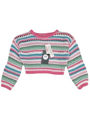 I LOVE GIRLSWEAR Sweter Dziecięcy Wielokolorowy 110