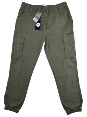 DENIM CO. Spodnie Męskie Khaki L