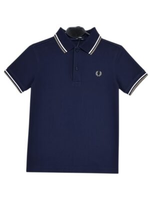 FRED PERRY Koszulka Dziecięca Granatowa 140