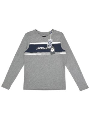JACK&JONES Bluzka Dziecięca Szara 164