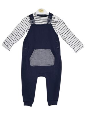 GEORGE BABY Komplet Dziecięcy Granatowo-Biały 80