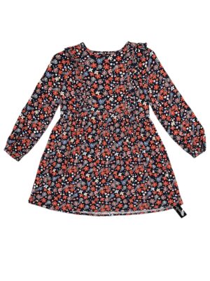 DUNNES STORES Sukienka Dziecięca Czerwono-Granatowa 128