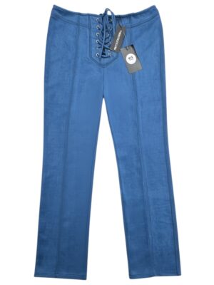 PRETTYLITTLETHING Spodnie Damskie Niebieskie XS