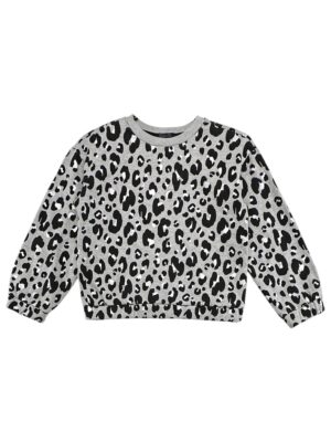RACHEL ZOE Bluza Damska Szara Zwierzęcy 128