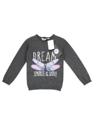 H&M Sweter Dziecięcy Szary 116