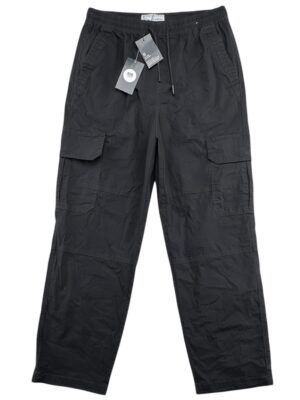 DENIM CO. Spodnie Męskie Czarne S