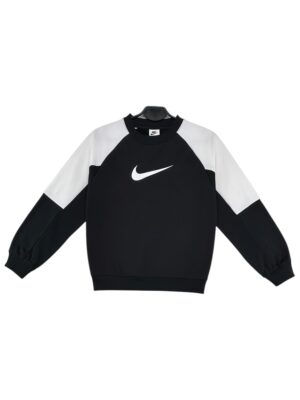 NIKE Bluza Dziecięca Czarno Biała 146