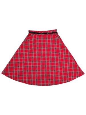 POPSY CLOTHING Spódnica Damska Czerwona L