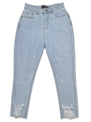 PRETTYLITTLETHING Jeansy Damskie Niebieskie Rozmiar M