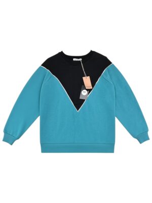 GALLERY Bluza Damska Turkusowa Czarne S (36/38)
