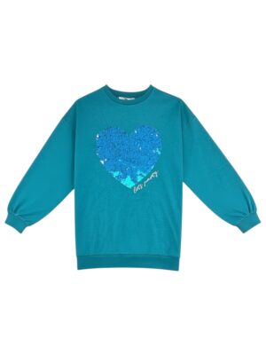 V BY VERY Bluza Dziecięca Turkusowa 146