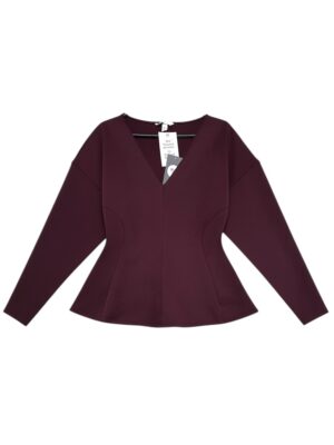H&M Bluzka Damska Śliwkowa M